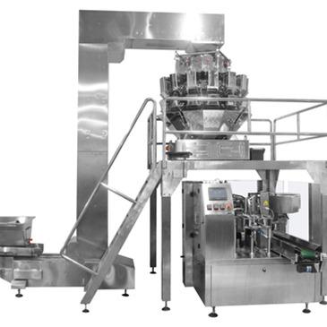 China Automatic Premade Food Zipper Bag Packing Production Line for sale