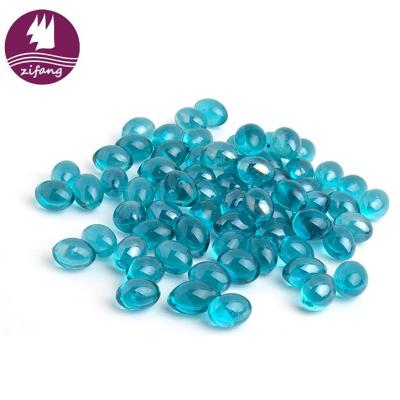 China High Quality Decorative Olive Oval Beads Stored in Hot Selling Fire Pit Glass for sale