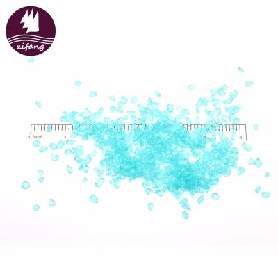 China Decorative Polished Glass Stone Tint Transparent Mixed Color Stone Crystal Glass Stone for sale