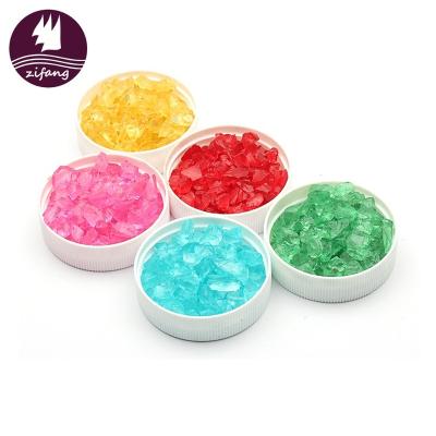 China Cheap Wholesale Goods Dyed Colored Crushed Glass For Decoration Crushed Glass for sale