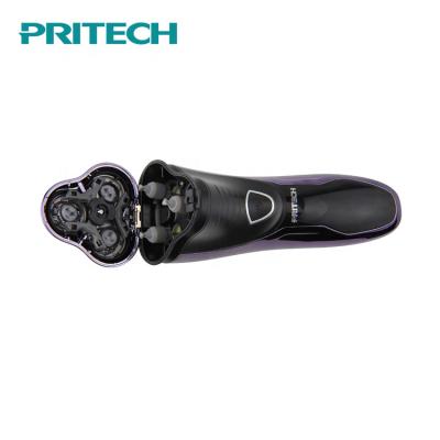 China Hot Sale PRITECH Triple Blade Triple Blade Electric Shaver Men Pop Trimmer Rechargeable for sale