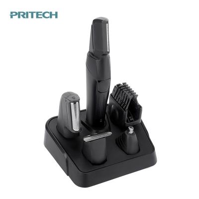 China PRITECH hotel private label low noise and super power motor 4 men in 1 grooming set for sale