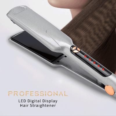 China PRITECH Hotel Private Label LED Digital Display PTC High Quality Ceramic Hair Straightener for sale