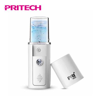 China PRITECH Nano Mist Ion Deep Cleansing USB Charging Spray DEEP CLEANSING Facial Steamer for sale