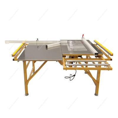 China 60mm Max. Cutting Height PDMJ16 Mini Automatic Fold Push Panel Table Saw for Panel for sale