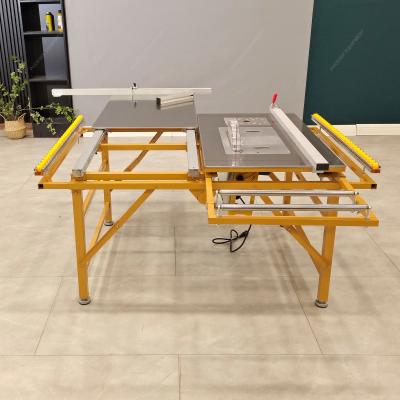 China High Precision Sliding Table Saw Plywood Cutting Machine with PDMJ16 Mini Panel Saw Motor for sale