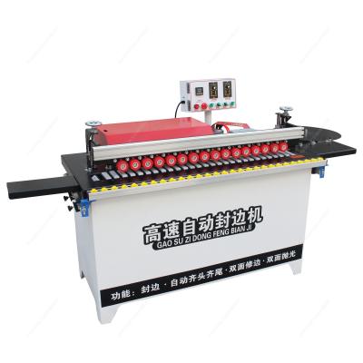 China Best Choice 4000ML Capacity Edge Banding Machine for Mini Veneer and Solid Wood Strips for sale