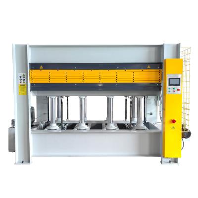 China Hot Press Machine PH160 5layer for Automatic MDF Plywood Melamine Wood Door Skin Panel for sale