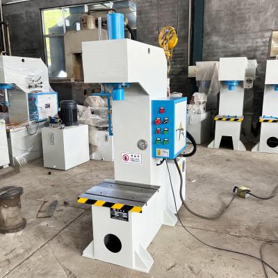 China 4kW Small 10 ton Single-Arm Hydraulic Press Machine for Straightening and Punching for sale