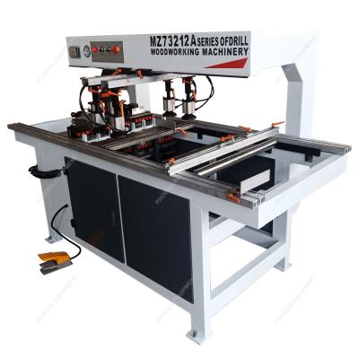 China 2 Head Multi Boring Machine for Wood Panel Board Drilling in Furniture Cabinet Door for sale