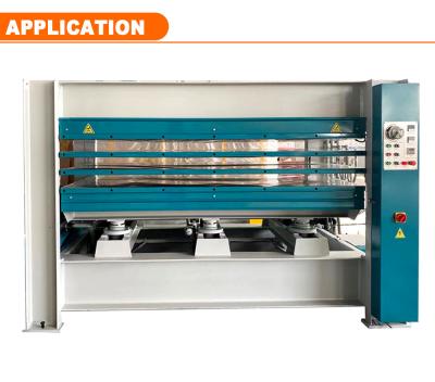 China Melhor escolha dos hotéis Hpl máquina de prensagem a quente para trabalhos de madeira à venda