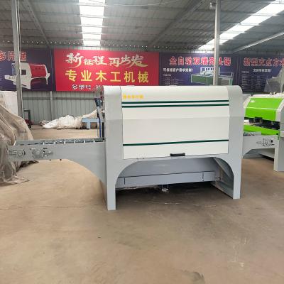 China 22KW*2 Power PYM200 Multi Blade Saw Mechanical Round Wood Integrated Machine Automatic Cutting Machine for sale