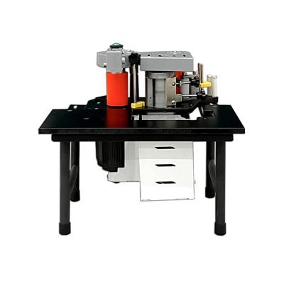 China PVC-Kurv- und Gerade-Mini-Portable Edge Bander Manuelle Randbandmaschine zu verkaufen