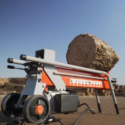 China 8 Ton Portable Electric Hydraulic Wood Splitter Splitting Diameter 50-400mm WP-8 for sale