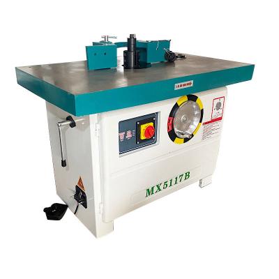 China Semi-Automatic Wood Milling Moulding Spindle Moulder with Tilting Shaft and Tilt Table for sale