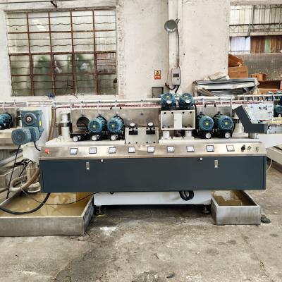 Cina Voltaggio 380V/50Hz/3P Glass Double Edger Machine per la rettifica e la lucidatura a 1-8m/min in vendita