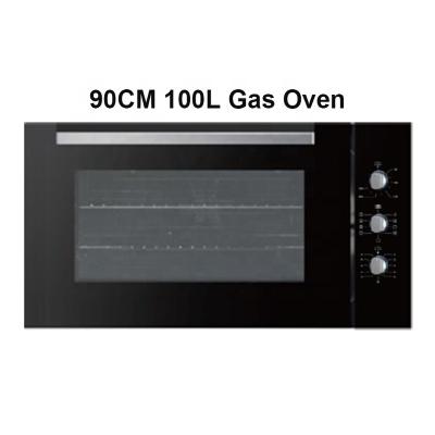 China Hotel Restaurant 90CM Tempered Glass Horno De Gas Oven For Bakery for sale