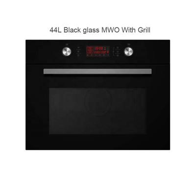 China Multifunctional 34L Grill Convection LED Display Clock/Kitchen Timer Function Built-in Microwave Oven Glass Door Child Safety Lock with Handle for sale