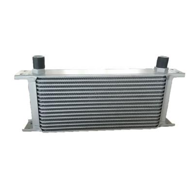 China Universal 7 Gas & Air 9 10 13 16 25 28 30 50 Rows AN10 Racing Car Engine Oil Cooler for sale