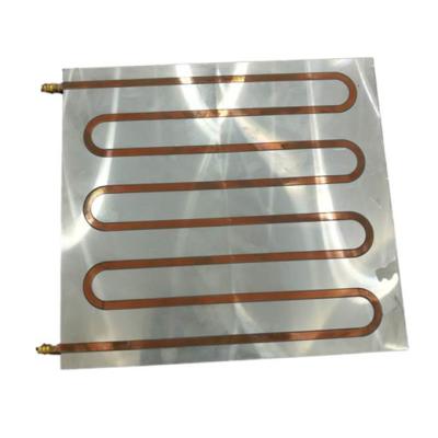 China Refrigeration parts copper tubing tubed liquid cold plate cooler for sale