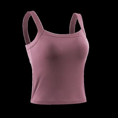 China 2022 New Women's Breathable Sports Padded Vest, Running Shockproof Underwear, Fitness Back Yoga Bra Tops for sale