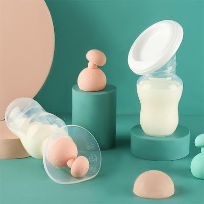 China High Quality Breastmilk Free Collector BPA Free Silicone Portable Milk Collect Bottle for sale