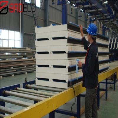 China high quality fireproof sandwich panel roof 1ooomm environment 50mm pu sandwich roof panel for sale