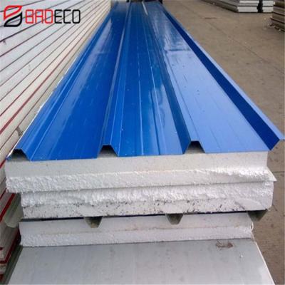 China 980mm for the roof; best price 950mm m2 roof sandwich panel polystyrene EPS sandwich panels wall panel for sale in Egypt for sale