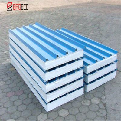 China Industrial 100mm EPS Foam Roof Panel Insulated EPS Foam Sandwich Panel For Roof for sale