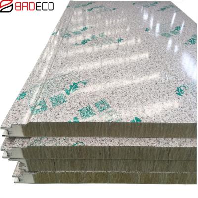 China industrial rock wool wall sandwich panel/rock wool product price for construction for sale