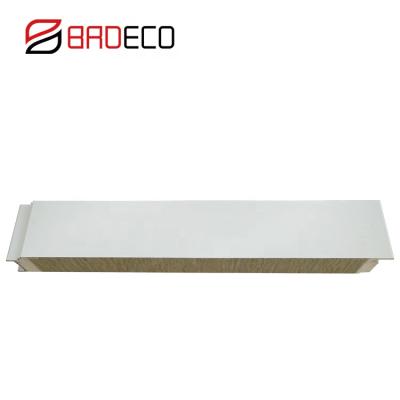 China modern fireproof 100mm price 50mm insulation rock wool sandwich wall panel for sale