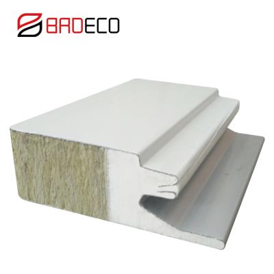 China Industrial Cheap Rock Wool Sandwich Panel Price Rock Wool Sandwich Panel for sale