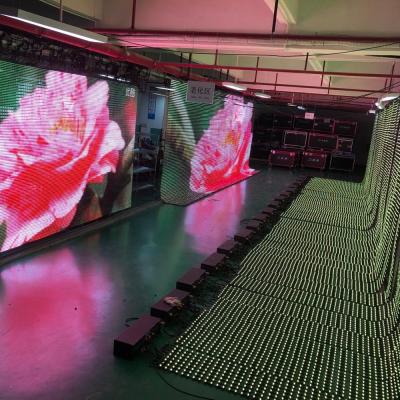 China Outdoor Video Display Led Mesh Outdoor Soft Flexible Curtain Video Led Screen For Building Led Advertising for sale