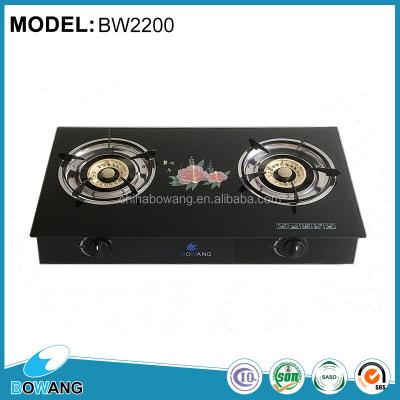 China Cast Iron Burner Gas Stove Glass Cooker (BW2200) for sale