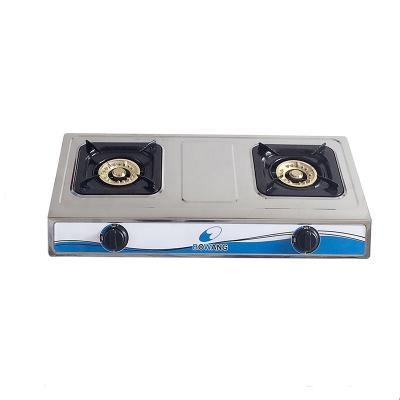 China Hotel Factory Sale-Table Double Burner Stainless Steel Gas Cooker (BW2610) for sale