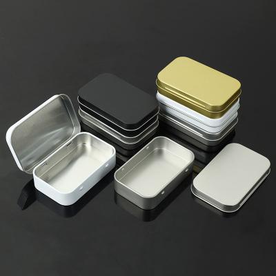 China Wholesale Super Lightweight Mini Portable Box Tin Metal Rectangular Hinged Fly Fishing Box Tinplate Material B06 for sale