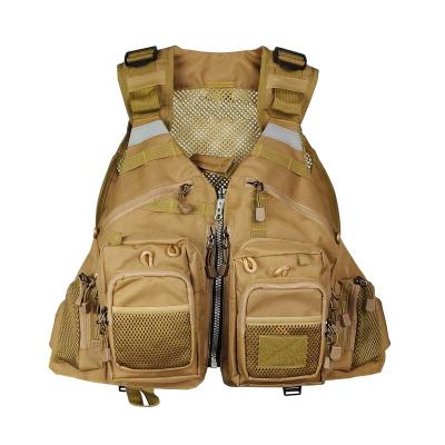 China UNIVERSAL Fishing Vest Fly Pocket Adjustable Size Breathable Multi Vest BTI-10F-013 (B06) for sale