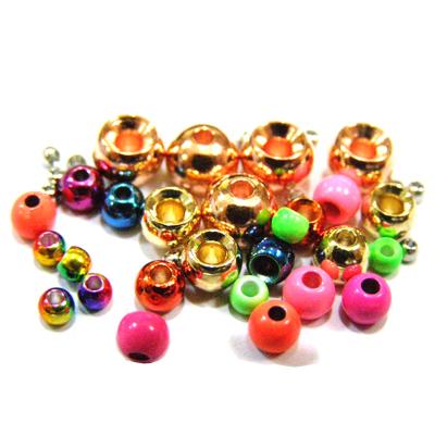 China Brass Brass Beads Tapered Hole Fly Tying Materials Lure Jig 10 Colors / 5 Sizes Fly Fishing (B10) for sale