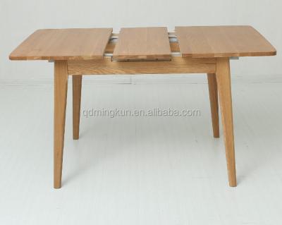 China 2017 New Design Solid Oak Solid Wood Automatic Lift-Up Extending Table for sale