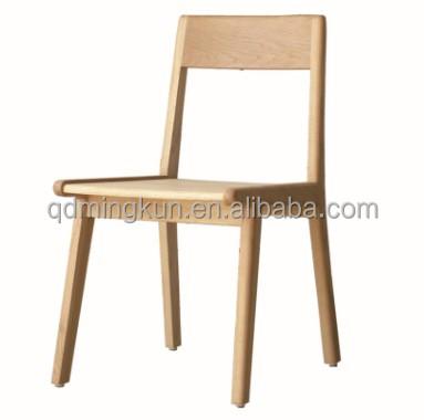 China New Design Good Quality Solid Wood Solid Wood Oak Dining Chair for sale