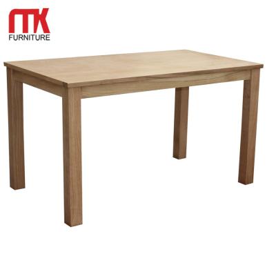 China Eco-friendly Solid Wood Table or Oak Dining Table Set, Modern Oak Dining Table New Design Dining Room Furniture Set Legs Oak for sale