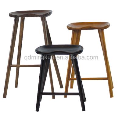 China Retro Mid Century Tractor Solid Wood Wooden Bar Stool For Sale for sale