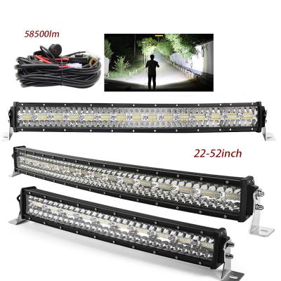 China Diecast Aluminum Housing Overhead Led Triple Row 4x4 Overhead Led Automobiles Barra Led De 42 Pulgadas de Para For Toyota Hilux For Tocoma for sale