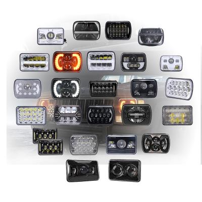 China Highest Quality Hot Selling 5X7 LED Headlight Foglight 2022 New Square Headlight For Jeep Renegade Square Car Headlight Led for sale