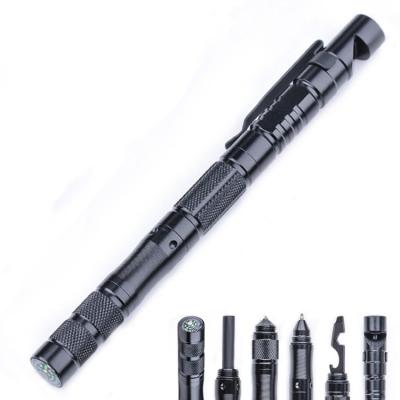 China Self-defense Pen With Compass Fire Starter Survival Outdoor Tool Multifunctional Tactical Pen K30-3 for sale