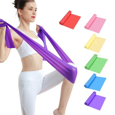 China One 1.8m Muti-function Band Resistance Bands Fitness Elastic Band For Yoga Pilates Training Expander Strength Loop Elastic Bands For Gym for sale