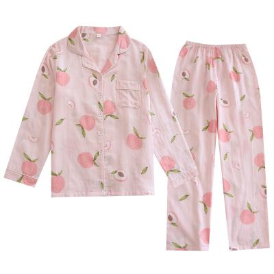 China High Quality QUICK DRY Women's Long Sleeve Gauze Fishing Pajamas Set Loungewear for sale