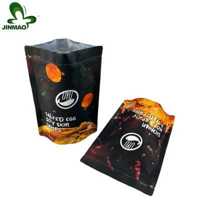 China Custom Printed Potato Chips Moisture Proof Plastic Packaging Bags Stand Up Pouch With Zipper for sale