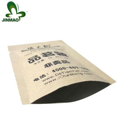 China Safety Heat Sealed Kraft Paper Tea Package Pouch / Mini Tea Bags for sale