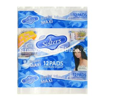 China Safety Whisper Sanitary Napkins PE Packaging Pouch for sale